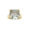 9CT GREEN AMETHYST TANGO RING