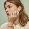18CT DIAMOND ZIGGY RING