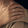 9CT TRIPLE MOMENTUM RING