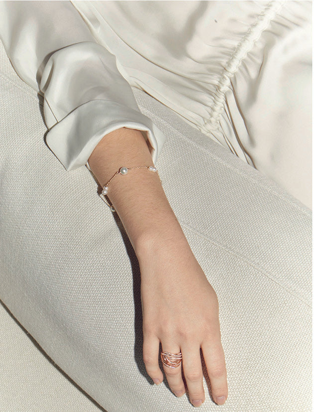 9CT PEARL TALIA BRACELET