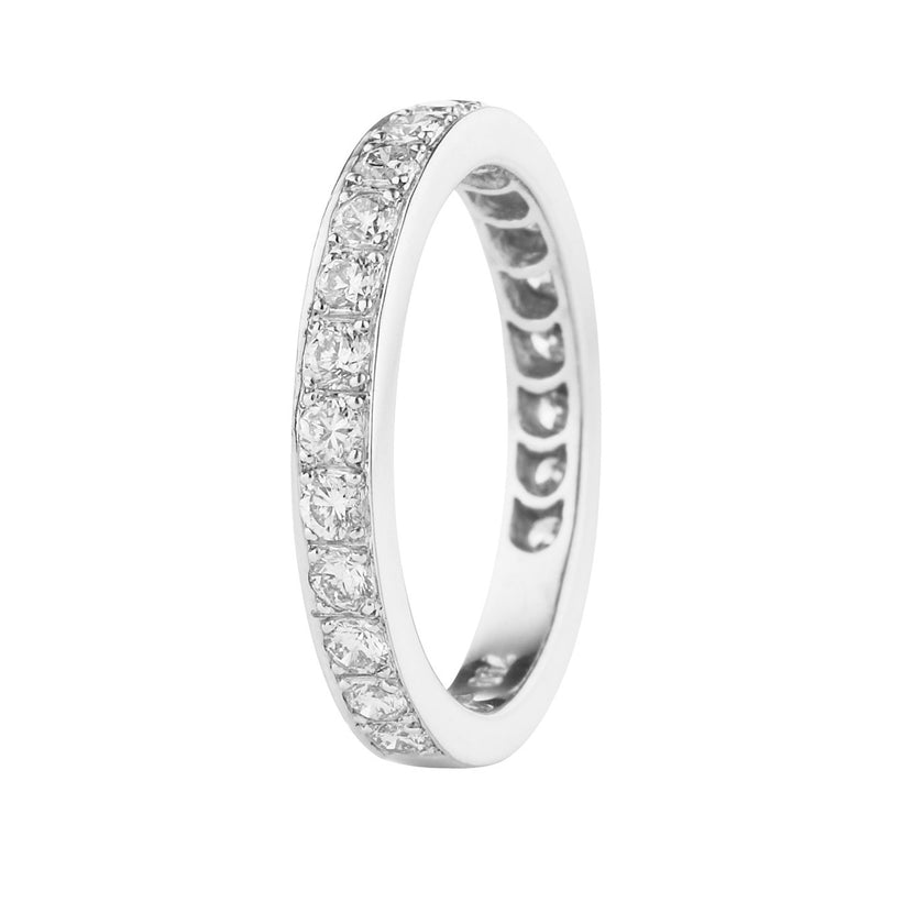 18CT DIAMOND GRAIN SET BAND