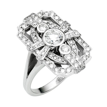 18CT DIAMOND PALMER RING