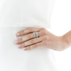 18CT DIAMOND CARNABY RING