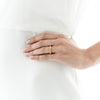 18CT YELLOW GOLD DIAMOND CIENEGA BAND