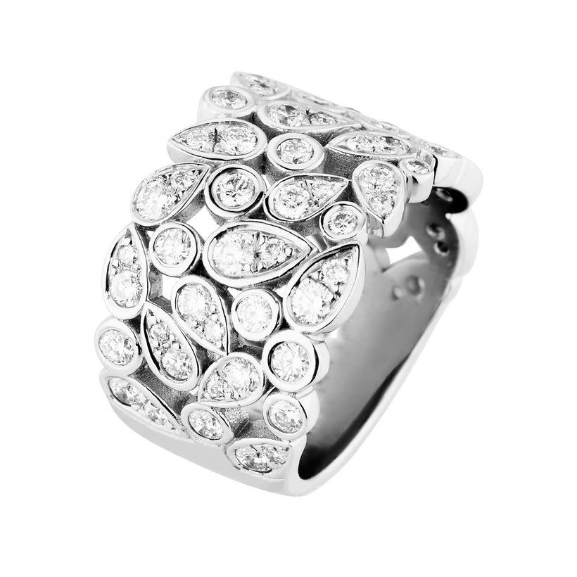 18CT DIAMOND BARCELONA RING