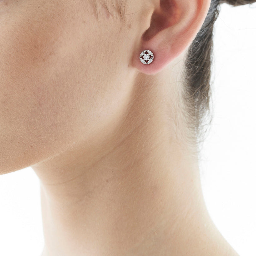 18CT DIAMOND CIENEGA EARRINGS