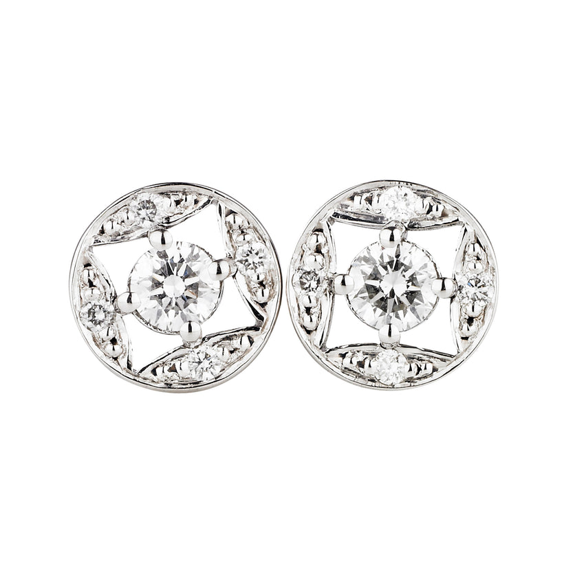 18CT DIAMOND CIENEGA EARRINGS