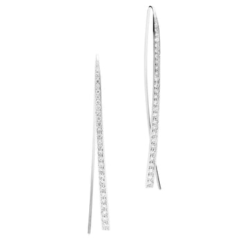 18CT DIAMOND ROCKEFELLER EARRINGS