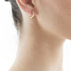 18CT YELLOW GOLD DIAMOND CUFF EARRINGS