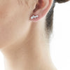 18CT DIAMOND BARCELONA LONG STUD EARRINGS