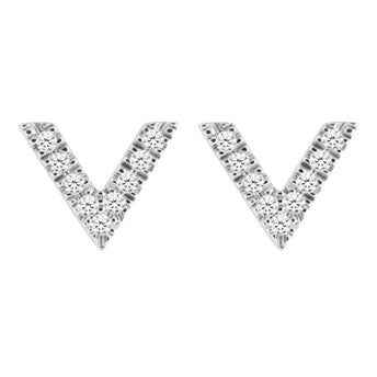 18CT VIVECKE DIAMOND STUD EARRINGS
