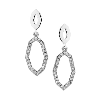 18CT DIAMOND BRINDABELLA DROP EARRINGS