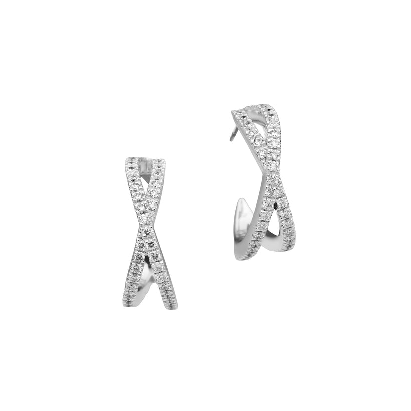 18CT DIAMOND FREYA EARRINGS