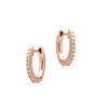 18CT ROSE GOLD DIAMOND BRIGGS EARRINGS