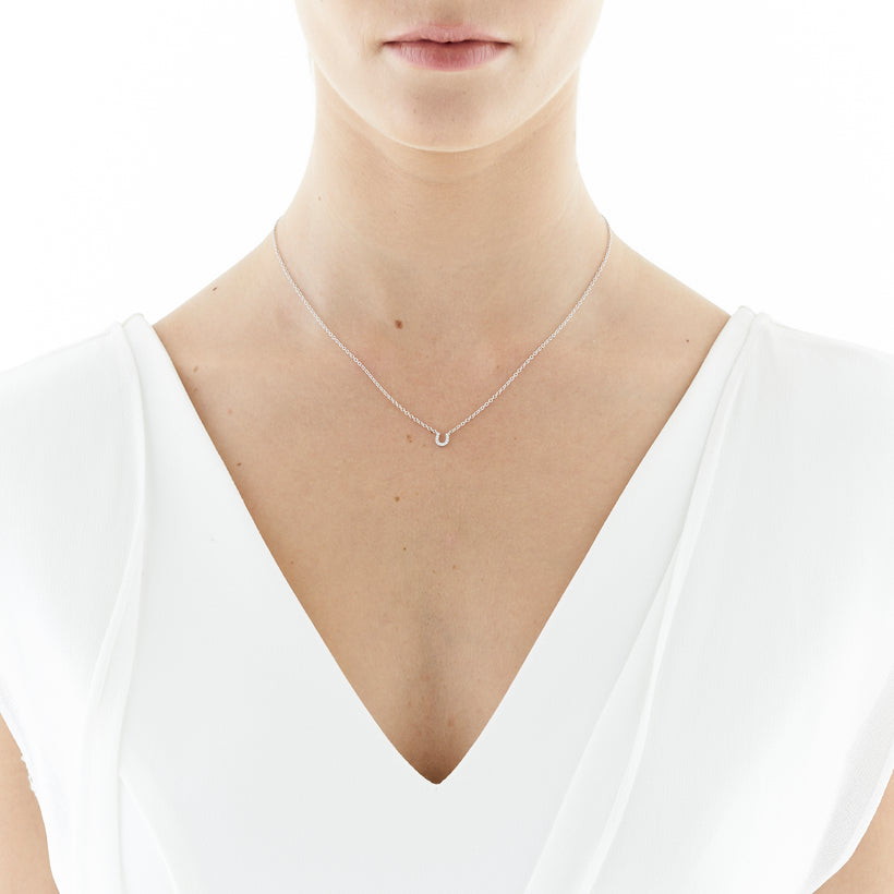 18CT DIAMOND MINI LUCKY PENDANT