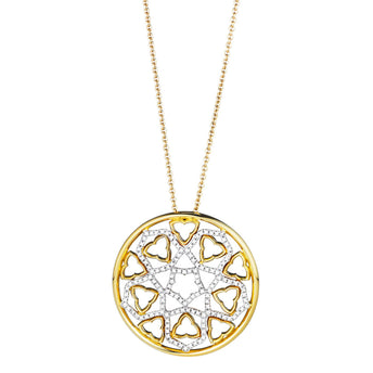18CT DIAMOND CANTERBURY PENDANT