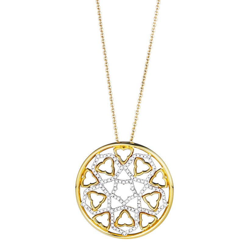 18CT DIAMOND CANTERBURY PENDANT