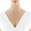18CT WHITE GOLD DIAMOND MATRIX PENDANT