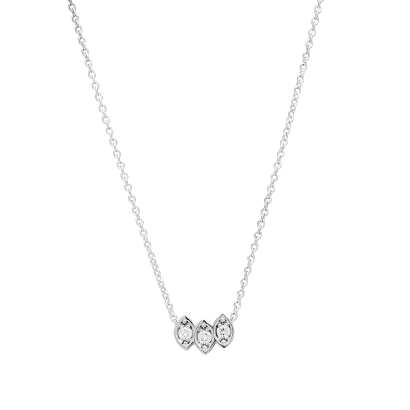 18CT DIAMOND FLEURUS PENDANT