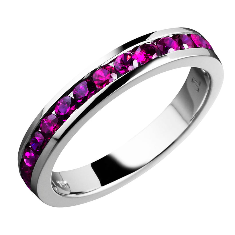 18CT RUBY CHANNEL BAND