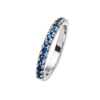 18CT SAPPHIRE PICCADILLY BAND