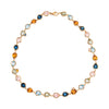 9CT MULTI-GEM ARETHA NECKLACE