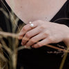 18CT YELLOW GOLD SOUTH SEA PEARL & DIAMOND ALLIRA RING