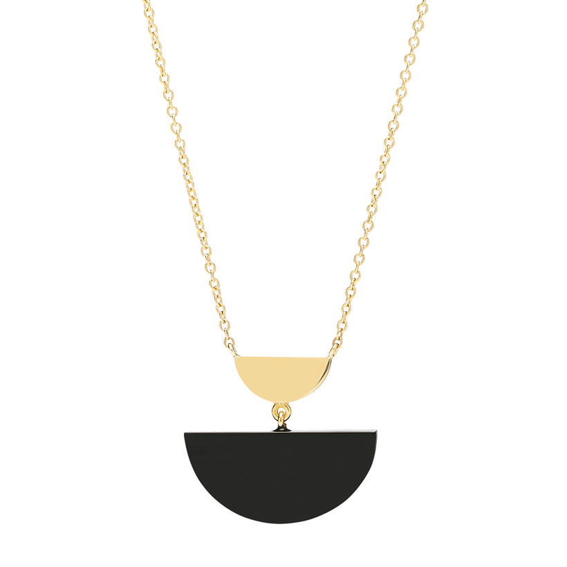 9CT ONYX MILOS PENDANT