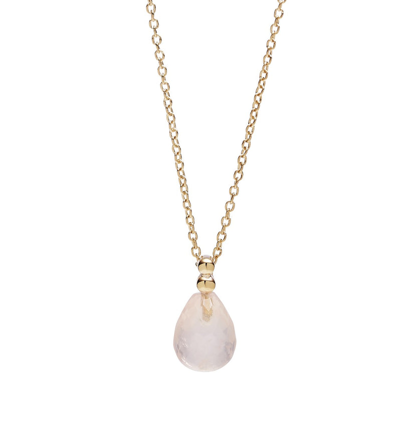 Original rose store quartz pendant
