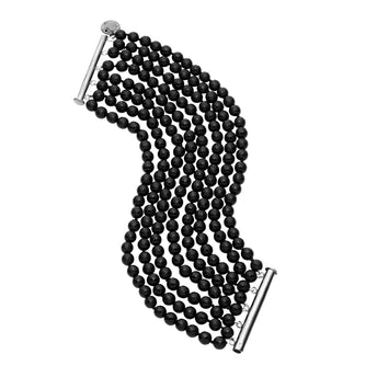 8 ROW FACETED MAE BRACELET