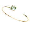 9CT GREEN AMETHYST CARLY BANGLE