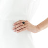 9CT ONYX TANGO RING