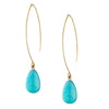 9CT AMAZONITE GENOVA EARRINGS