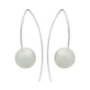 STERLING SILVER JADE TOVA EARRINGS
