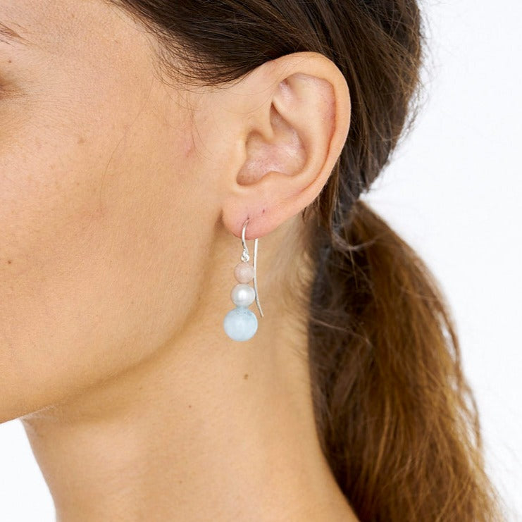 STERLING SILVER RAVELLO EARRINGS