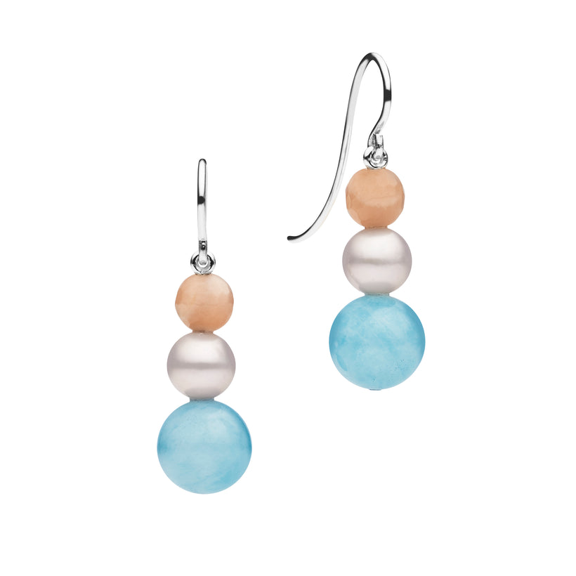 STERLING SILVER RAVELLO EARRINGS