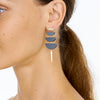 9CT ONYX MILOS EARRINGS