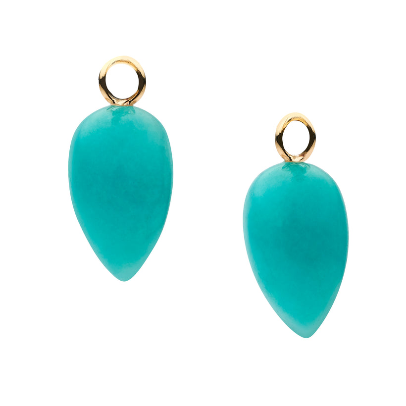 9CT ORIANA AMAZONITE INTERCHANGEABLE DROPS