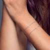 18CT DIAMOND STAR BRACELET