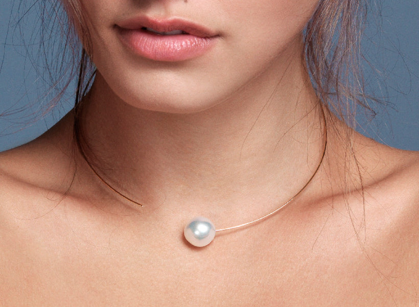 18CT YELLOW GOLD SOUTH SEA PEARL CARLA NECKLACE
