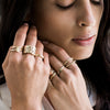 9CT HEART RING