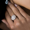 18CT DIAMOND BROMPTON RING