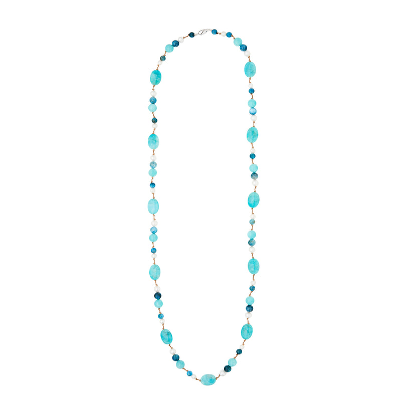 STERLING SILVER AMAZONITE AIRLIE BEACH FLAPPER