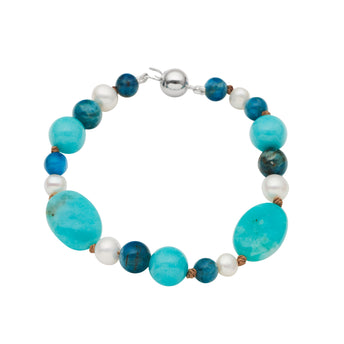 STERLING SILVER AMAZONITE AIRLIE BEACH BRACELET