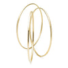 9CT YELLOW GOLD FINE BANGLE