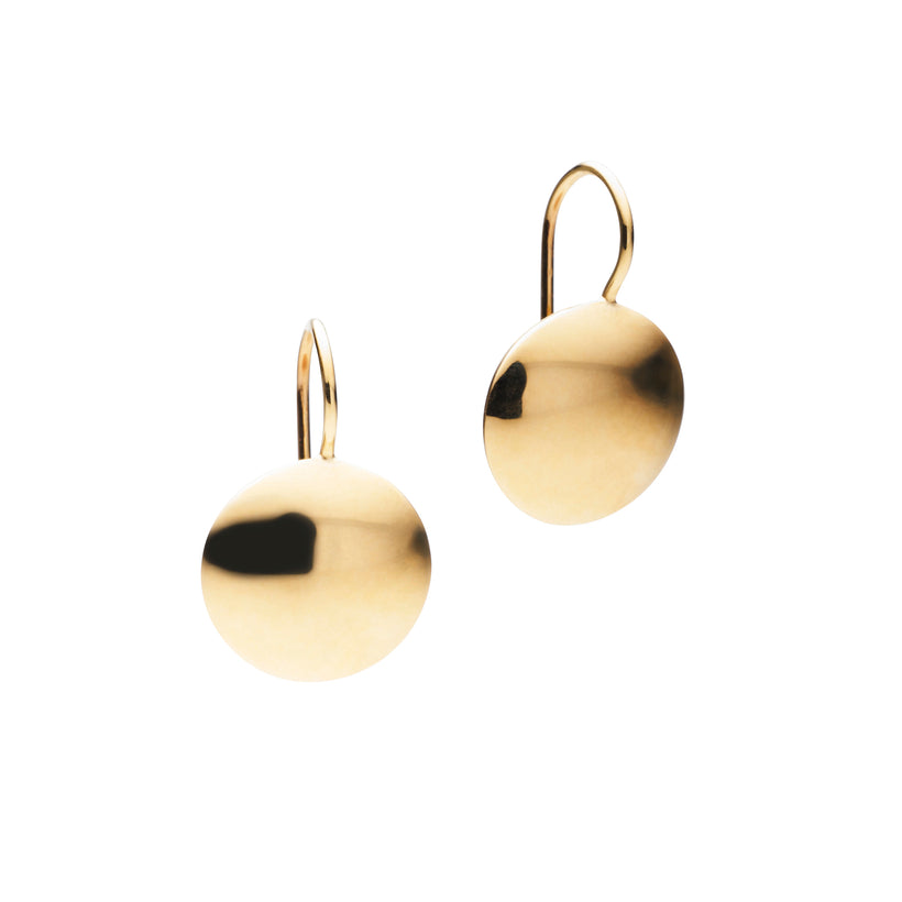 9CT SNOWBALL EARRINGS