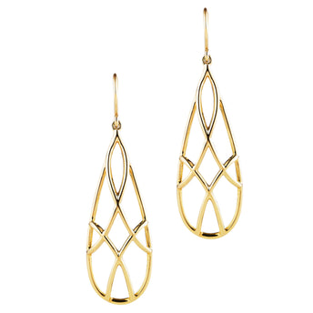 9CT TRELLIS EARRINGS