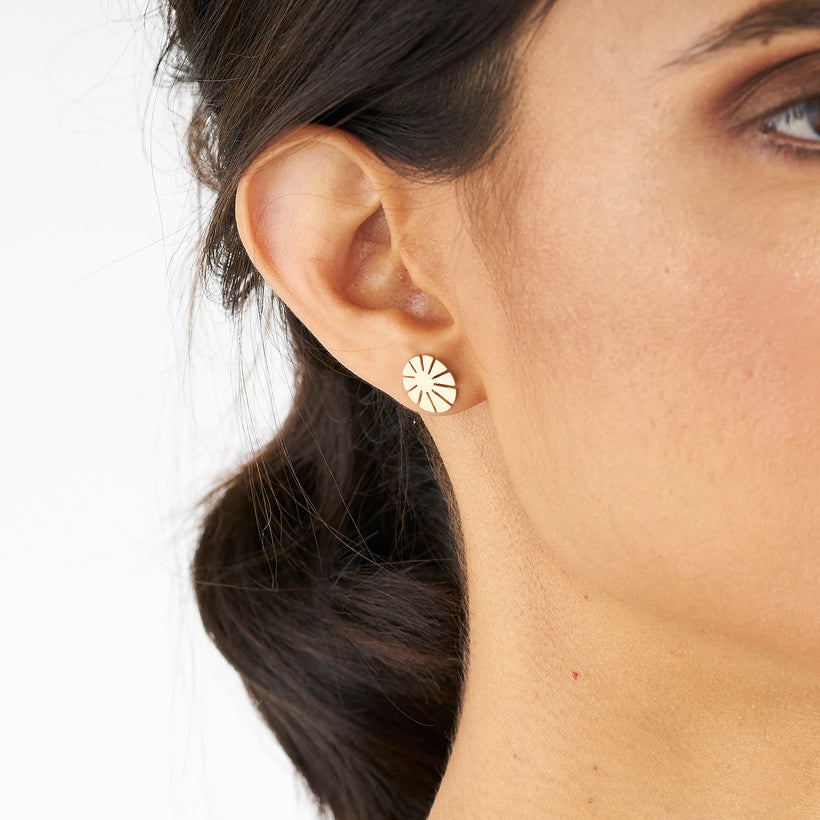 9CT ARCADIA STUD EARRINGS