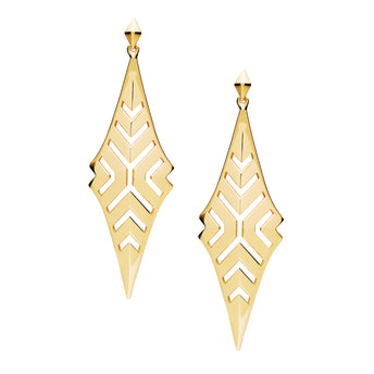 9CT MATRIX EARRINGS