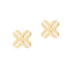 9CT MATRIX STUD EARRINGS